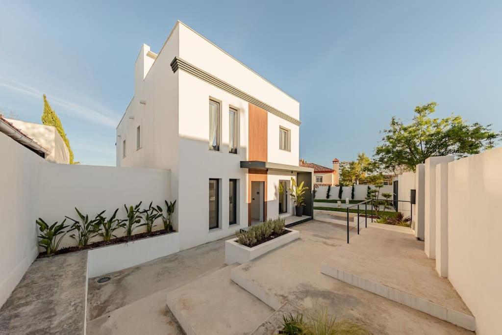 Villa Con Piscina Privada Gelves Extérieur photo