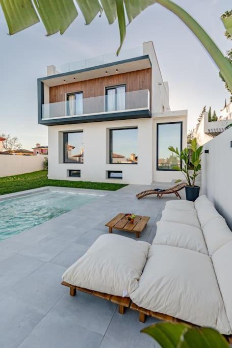 Villa Con Piscina Privada Gelves Extérieur photo